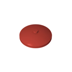 GOBRICKS GDS-945 Dish 4 x 4 Inverted (Radar) with Solid Stud - YWOBB