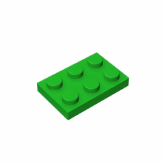 GOBRICKS GDS-510 Plate 2 x 3 - YWOBB