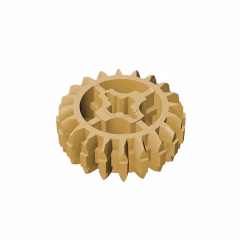 GOBRICKS GDS-1103 Gear 20 Tooth Double Bevel - YWOBB