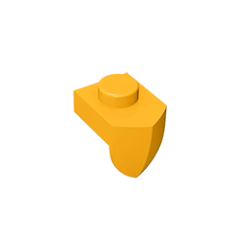 GOBRICKS GDS-869 Modified 1 x 1 with Tooth Vertical - YWOBB