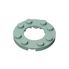 GOBRICKS GDS-842  Round 4 x 4 with 2 x 2 Round Open Center - YWOBB