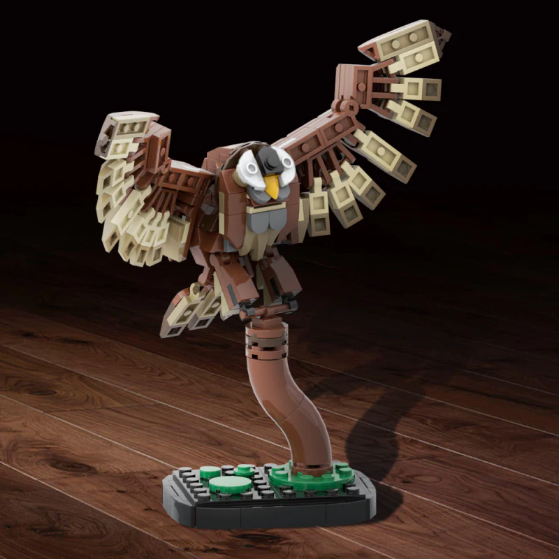 GOBRICKS MOC 175641 Tawny owl - YWOBB