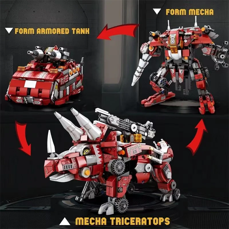 Reobrix 33003 Mecha Dino：Mecha Triceratops - YWOBB