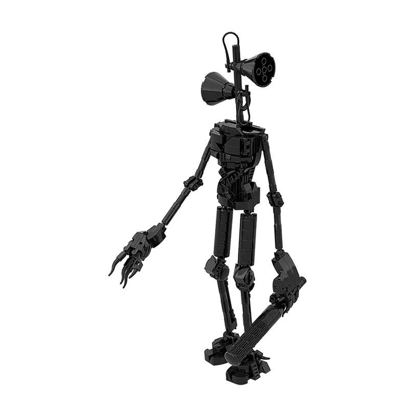 GOBRICKS MOC A0168Y02 Siren head-Black - YWOBB