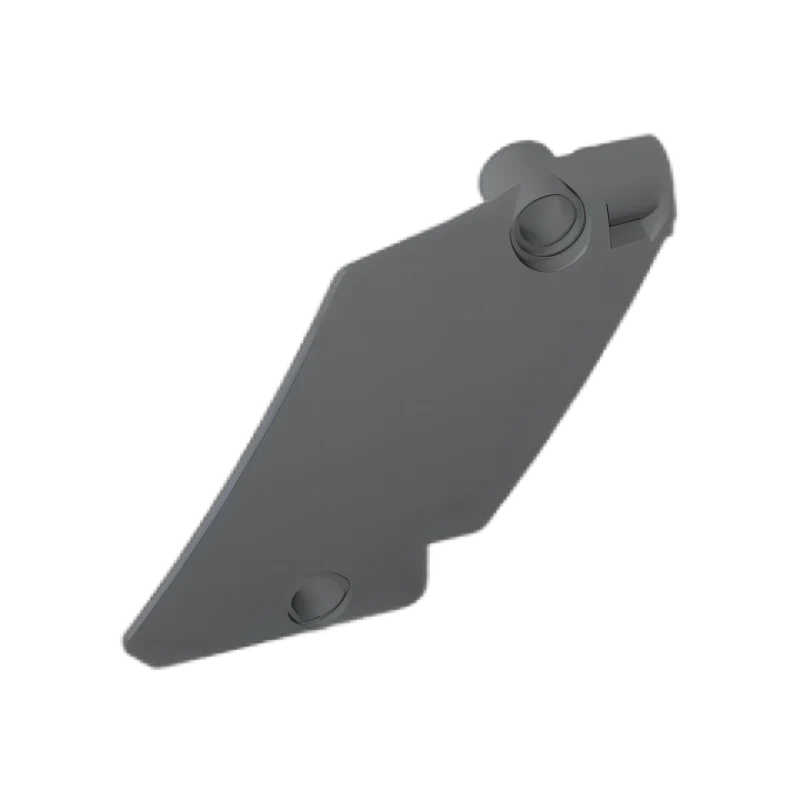 GOBRICKS GDS-2193 Technic Panel Curved #60 5 x 7 Tapered Right - YWOBB