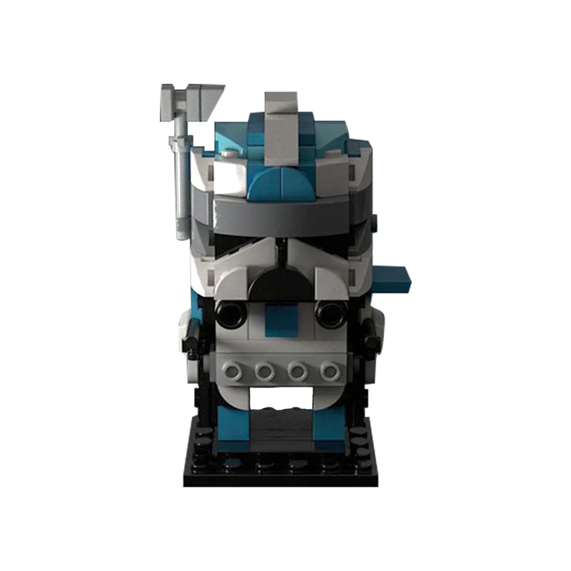 GOBRICKS MOC 180062 Lieutenant Crash Brickheadz - YWOBB