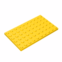 GOBRICKS GDS-525 Plate 6 x 10 - YWOBB