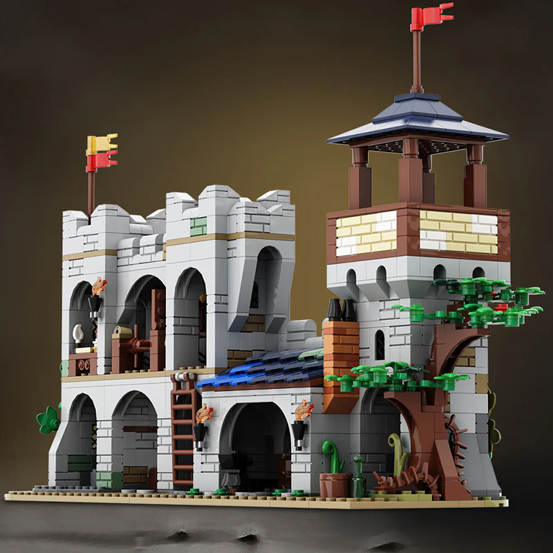 GOBRICKS MOC 137562 Small Lion Knights Castle - YWOBB