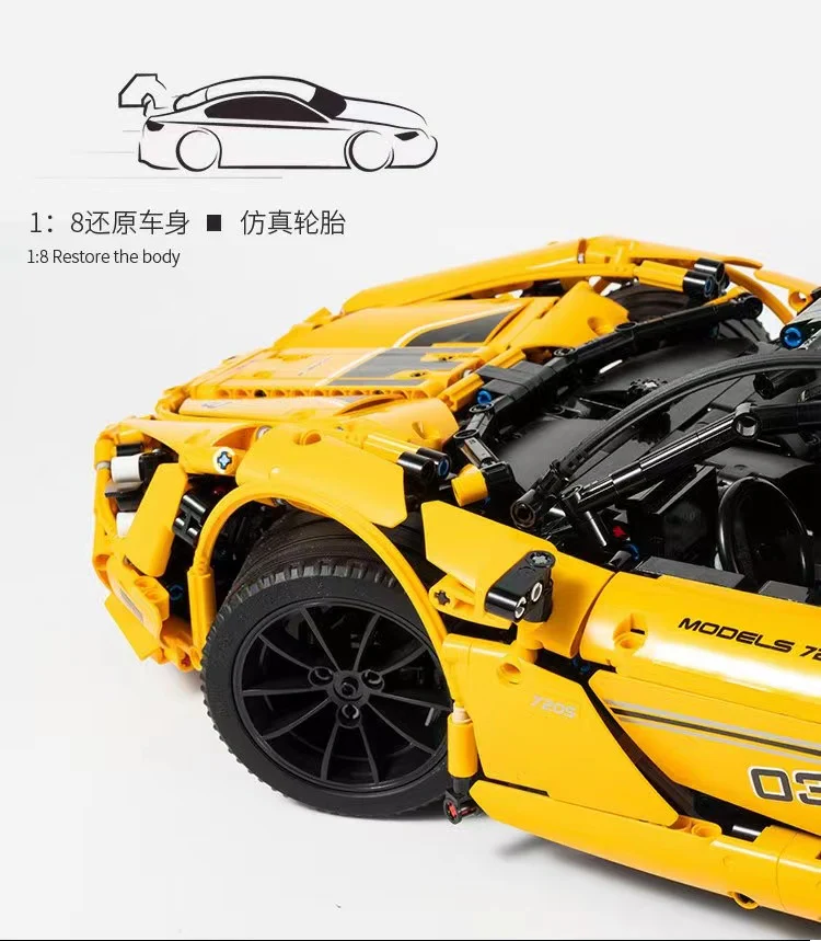 Mould King 13145S 1:8 Mclaren 720S OVP EU Warehouse Version - YWOBB