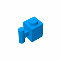 GOBRICKS GDS-653 Modified 1 x 1 with Bar Handle - YWOBB