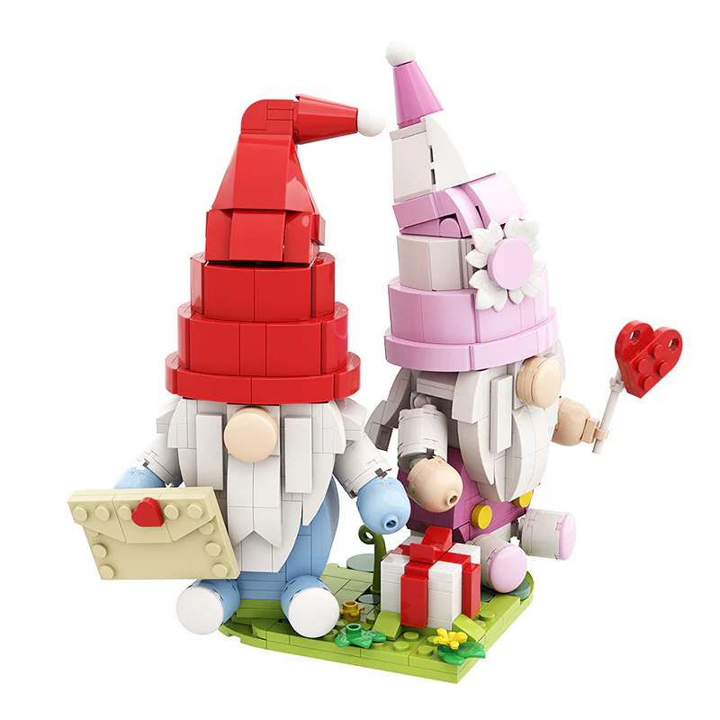 GOBRICKS MOC A0345 Valentine's Day Faceless Doll - YWOBB