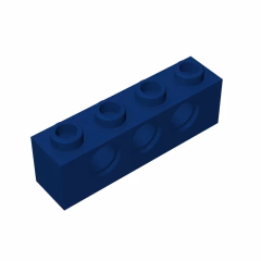 GOBRICKS GDS-625  Brick 1 x 4 with Holes - YWOBB