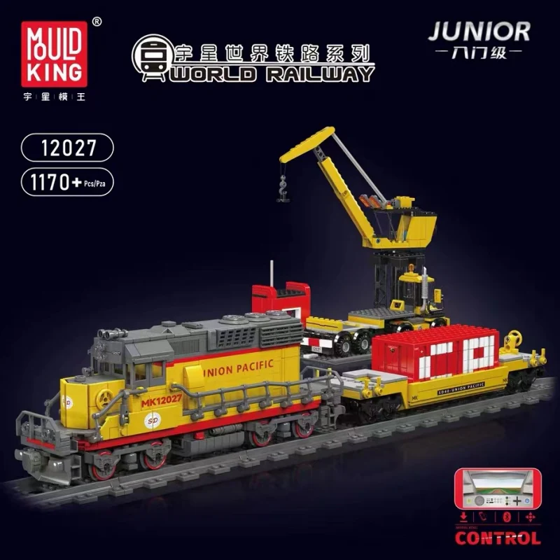 Mould King 12027 EMD SD40-2 Diesel Locomotive - YWOBB