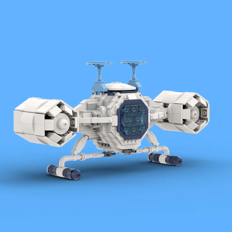 MOC C9293 Space commandos, Captain Iron (small auxiliary shuttle) - YWOBB
