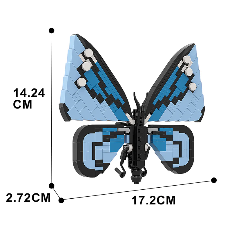 GOBRICKS MOC A0186 Butterfly - YWOBB