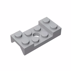 GOBRICKS GDS-1064 Mudguard 2 x 4 with Arch Studded with Hole - YWOBB