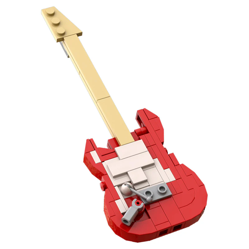 GOBRICKS MOC 93232 Fender Stratocaster - YWOBB