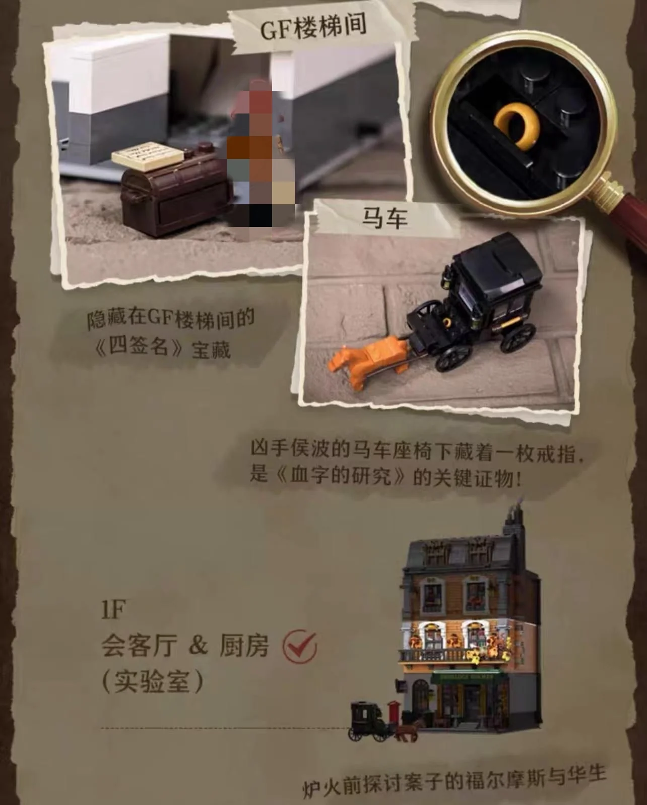 PANTASY 85014 Sherlock Holmes Baker Street 221B Apartment - YWOBB