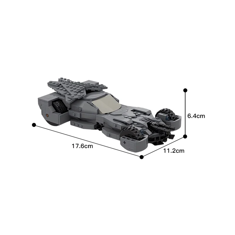 GOBRICKS MOC 177513 BATMOBILE FROM