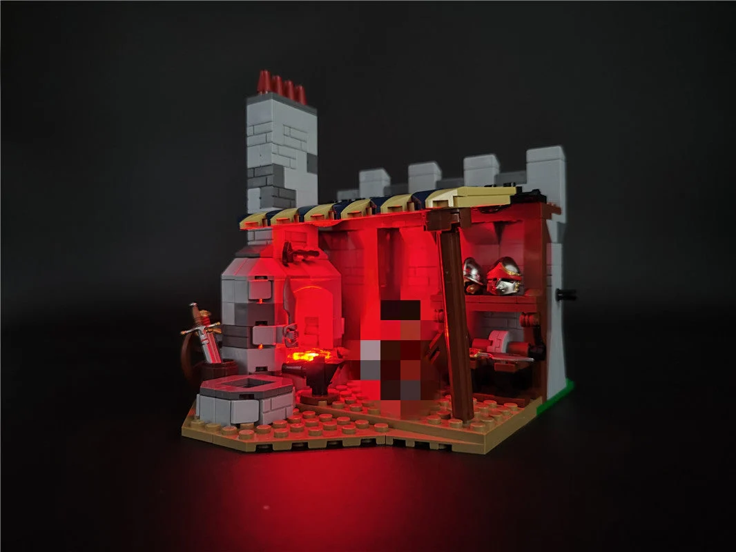 YOURBRICKS 40001 Medival Modular Blacksmith MOC 83224 - YWOBB