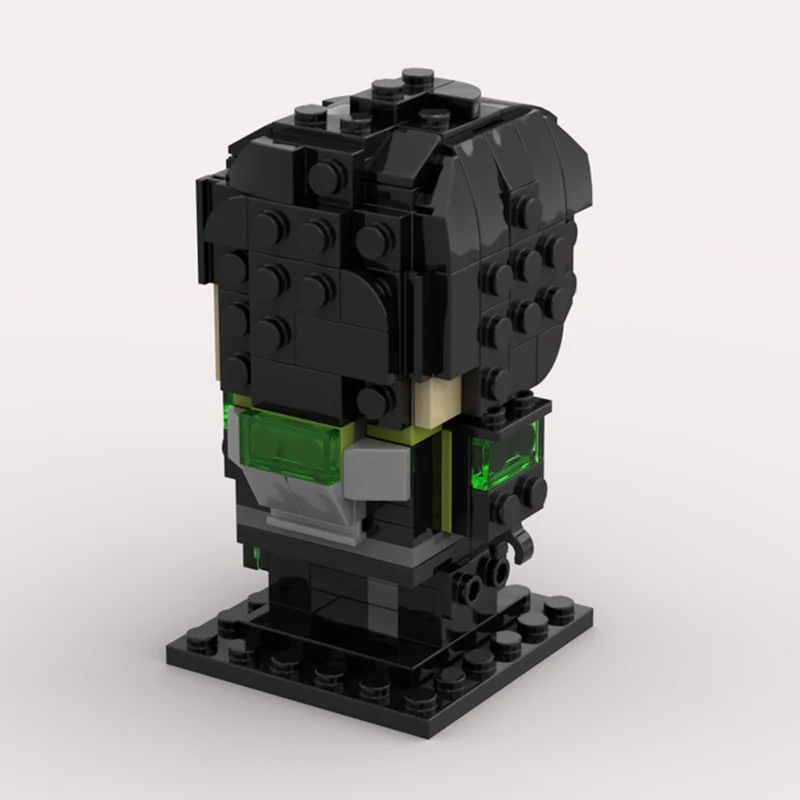 GOBRICKS MOC 131209 VALORANT Viper Brickheadz - YWOBB
