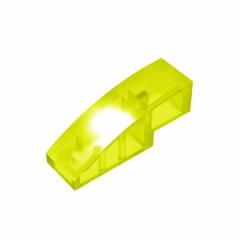 GOBRICKS GDS-657  Curved 3 x 1 - YWOBB