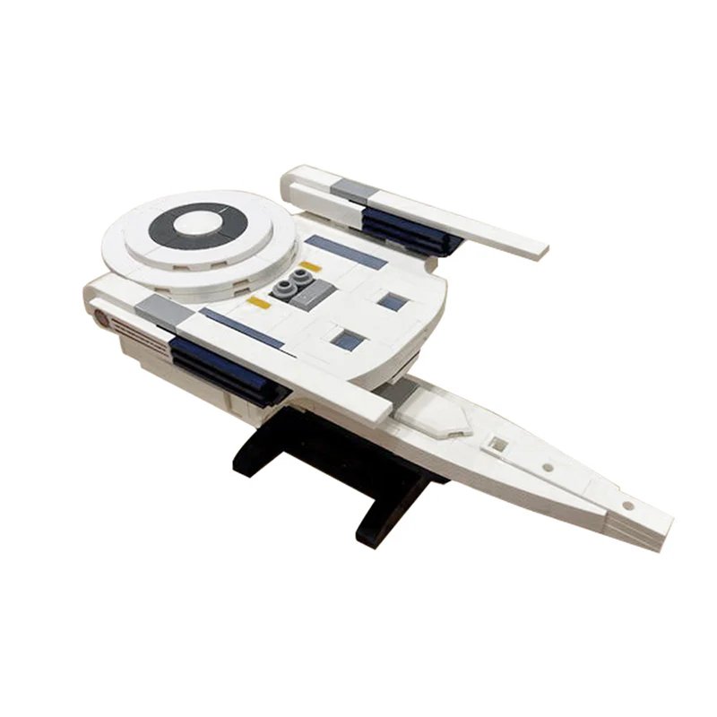 GOBRICKS MOC 155862 Oberth Class Starship, Star Trek (USS Grissom & USS Pegasus) - YWOBB