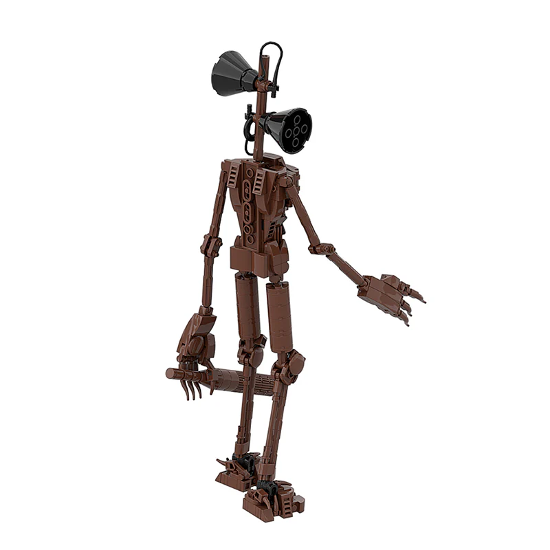 GOBRICKS MOC A0168Y01 Siren head-Brown - YWOBB