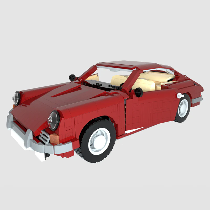 GOBRICKS MOC 26888 Early Porsche 911 - YWOBB