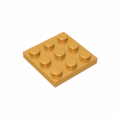 GOBRICKS GDS-518 Plate 3 x 3 - YWOBB