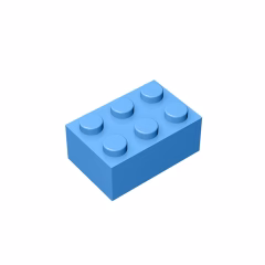 GOBRICKS GDS-541 Brick 2 x 3 - YWOBB
