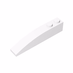 GOBRICKS GDS-655  Curved 6 x 1 - YWOBB