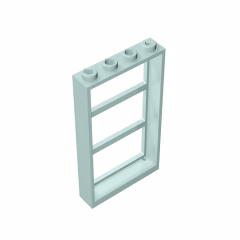GOBRICKS GDS-764 Window 1 x 4 x 6 Frame with 3 Panes - YWOBB