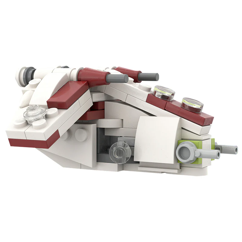GOBRICKS MOC 42164 Micro Republic Gunship - YWOBB