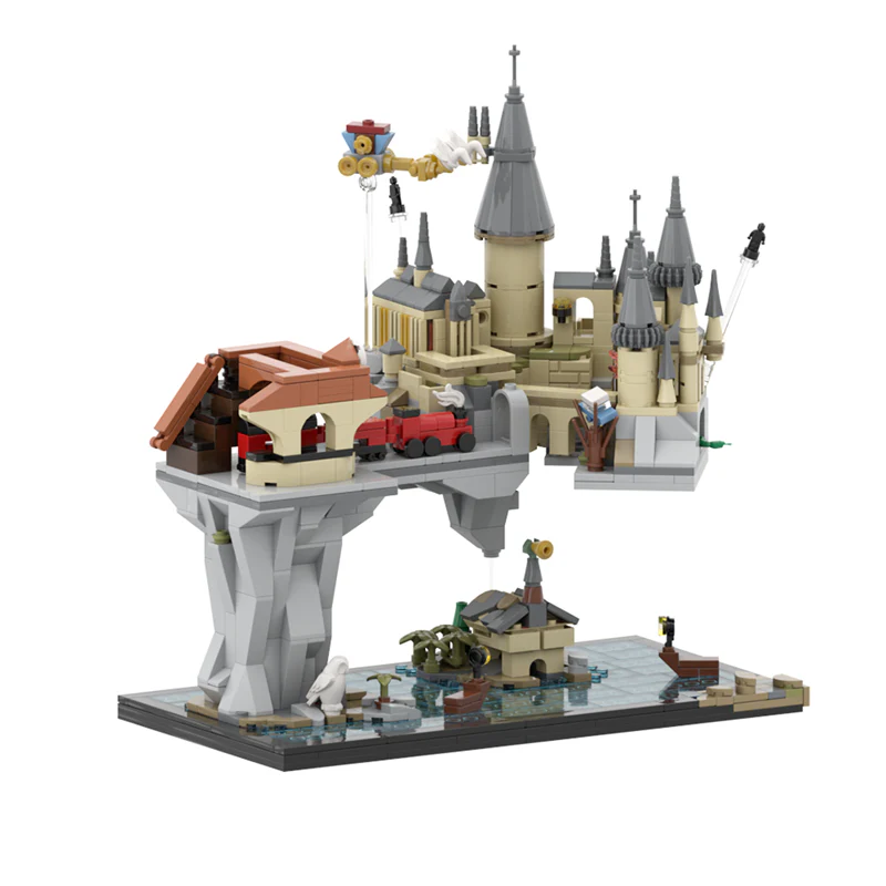 GOBRICKS MOC A0665 Harry Potter - Hogwarts Magic Castle - YWOBB