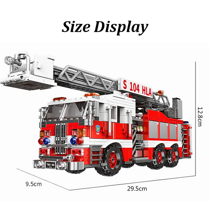 Fire Replicas FDNY 2013 Seagrave Attacker 95' Tower Ladder 9