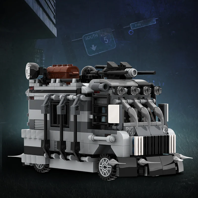 GOBRICKS MOC 2827 Anti zombie van - YWOBB