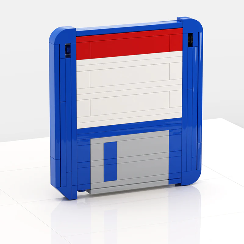 GOBRICKS MOC 82252 Save Icon (Floppy Disk) Update - YWOBB