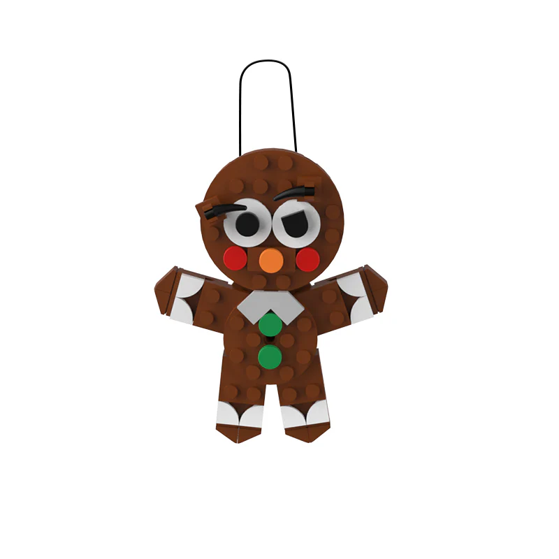 GOBRICKS MOC A0076Y06 Christmas pendant-Christmas bear - YWOBB