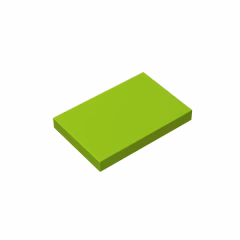 GOBRICKS GDS-1039 Tile 2 x 3 - YWOBB