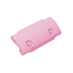 GOBRICKS GDS-1011 Panel Curved 7 x 3 with 2 Pin Holes through Panel Surface - YWOBB