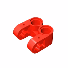 GOBRICKS GDS-992 Axle and Pin Connector Perpendicular Double Split - YWOBB