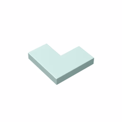 GOBRICKS GDS-567 Tile 2 x 2 Corner - YWOBB