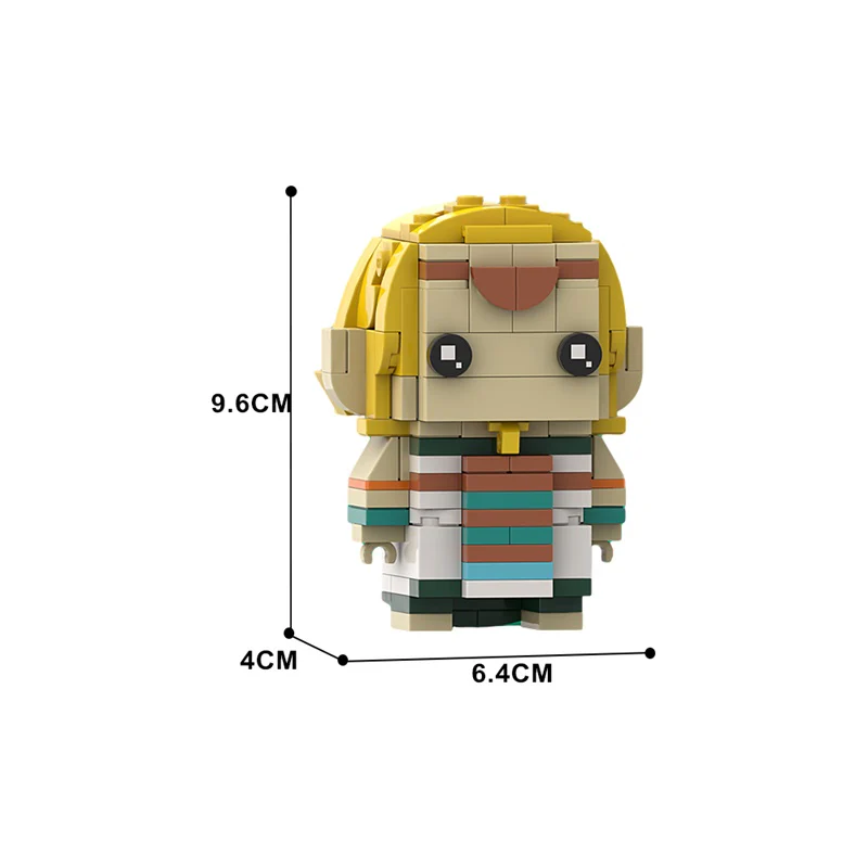 GOBRICKS MOC 167332 Princess Zelda - Zonai (Legend of Zelda: Tears of the Kingdom) Brickheadz - YWOBB