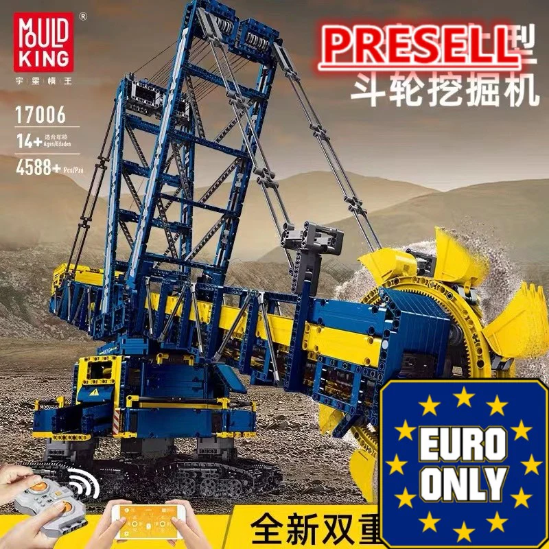 Mould King 17006 RC Bucket Wheel Excavator OVP EU Warehouse Version - YWOBB