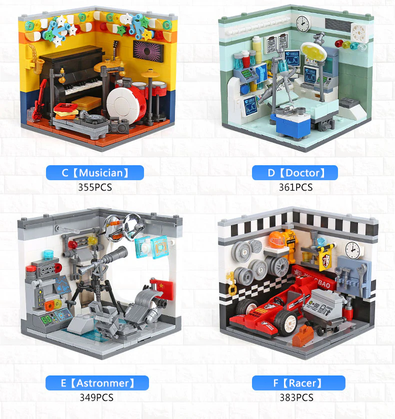 XINGBAO XB-01402 The Future Dreams House Set 6 in 1 - YWOBB