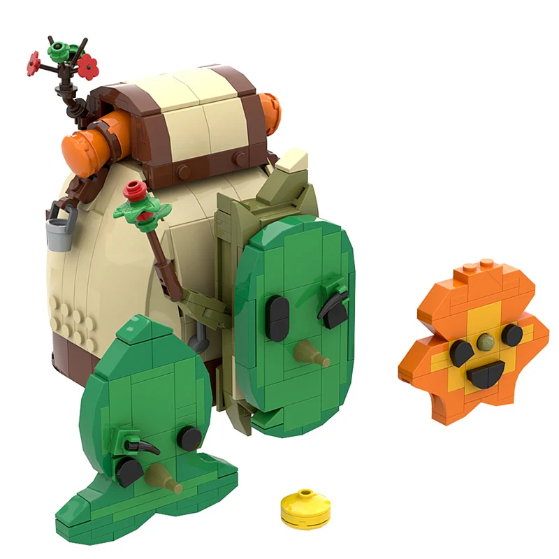 GOBRICKS MOC F-A0622 Zelda backpack haha - YWOBB