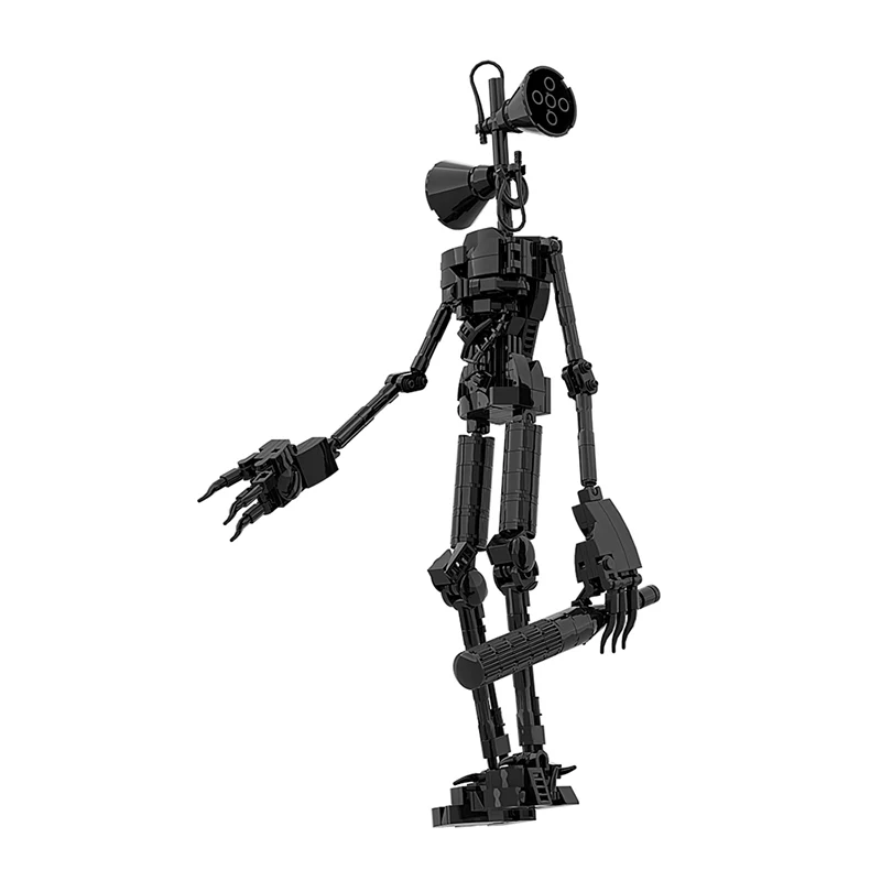 GOBRICKS MOC A0168Y02 Siren head-Black - YWOBB