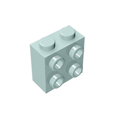 GOBRICKS GDS-1117 Modified 1 x 2 x 1 2/3 with Studs on Side - YWOBB