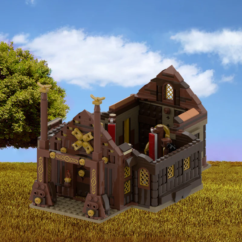 GOBRICKS MOC 186205 Meduseld from Lord of The Rings - YWOBB